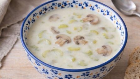 Kerevizli Mantar Çorbası Tanımı
