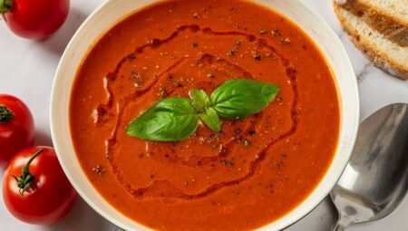 Közlenmiş Domates Çorbası Tanımı