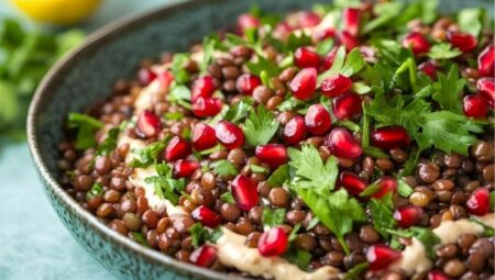 Tahin Soslu Mercimek Salatası Tanımı